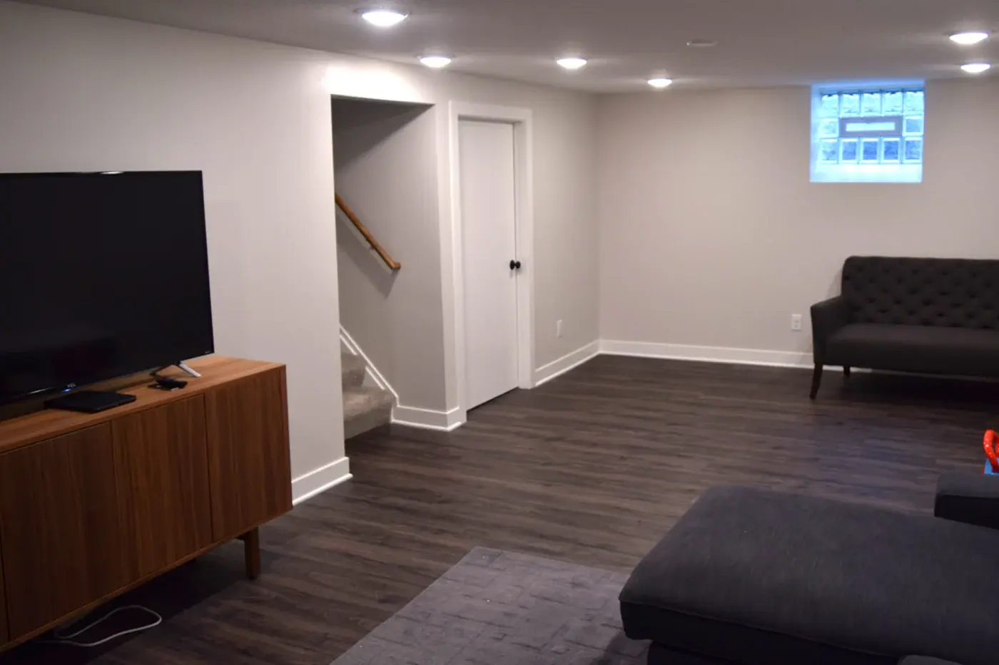 Basement #1: Smaller St. Louis Park Basement Remodel