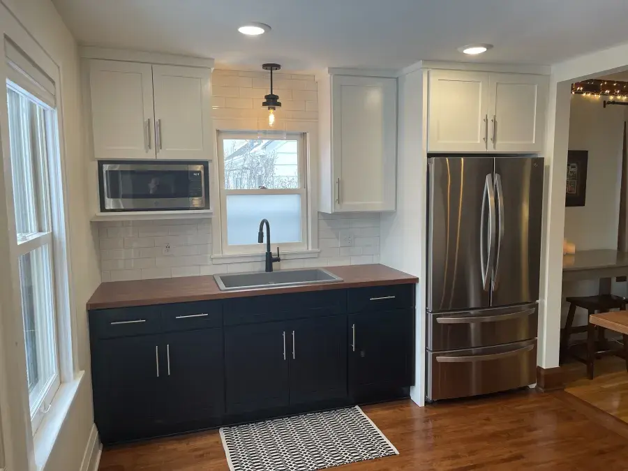 kitchen Remodel Wall Removed Shaker