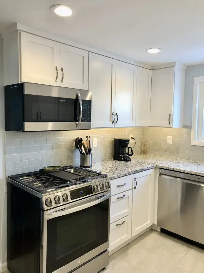 kitchen Remodel Wall Removed Shaker