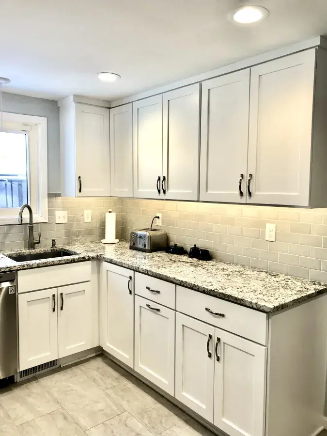 kitchen Remodel Wall Removed Shaker