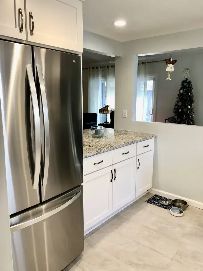 kitchen Remodel Wall Removed Shaker