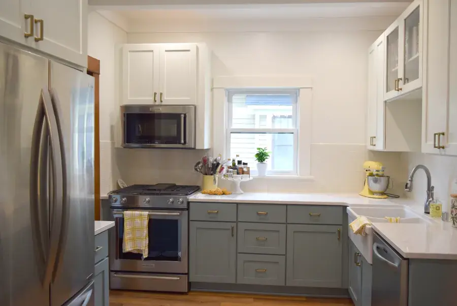 kitchen Remodel Wall Removed Shaker