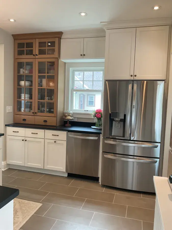 kitchen Remodel Wall Removed Shaker